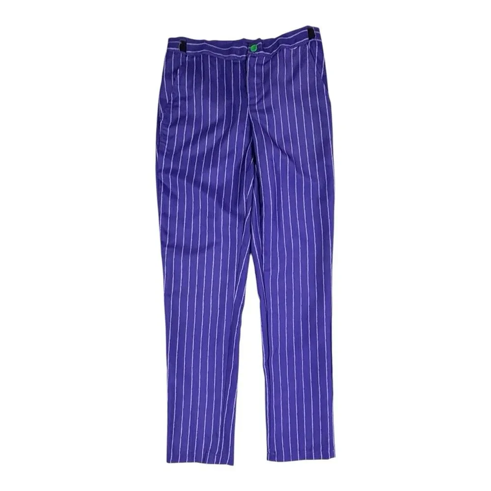 The Joker Halloween Costume Suitmeister Youth XL 14-16 Purple Jacket Tie Pants